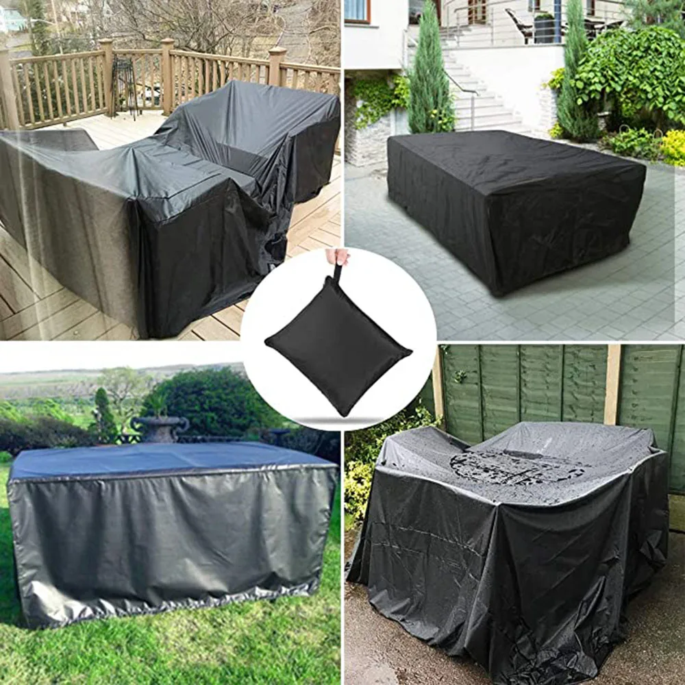 Rectangular Patio Furniture Covers Waterproof，Super Large Outdoor Sectional Furniture Set Cover for Outdoor Table Chair Sofa