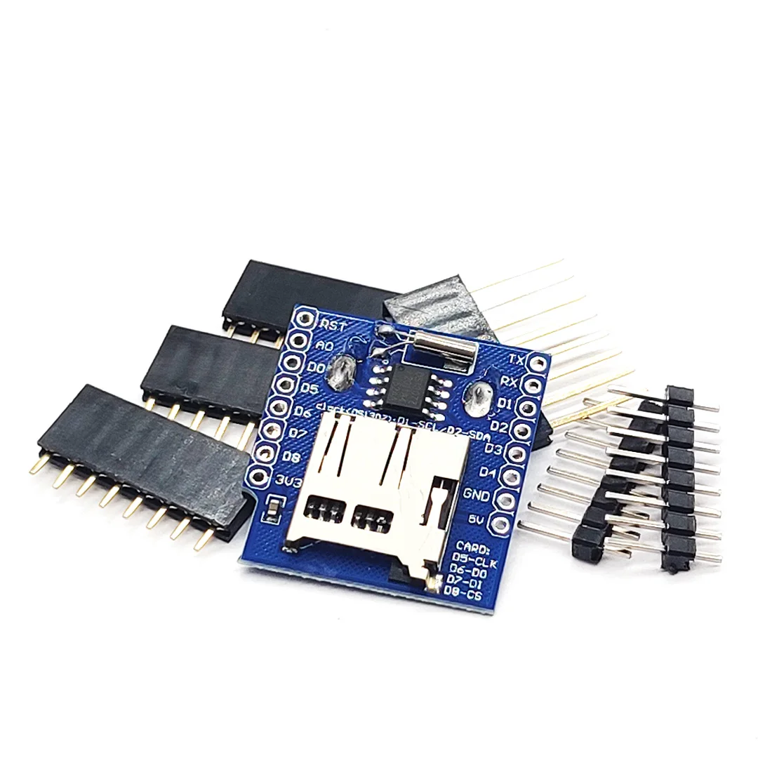 RTC DS1307 Clock Mini + Micro SD Module Shield For D1 MINI