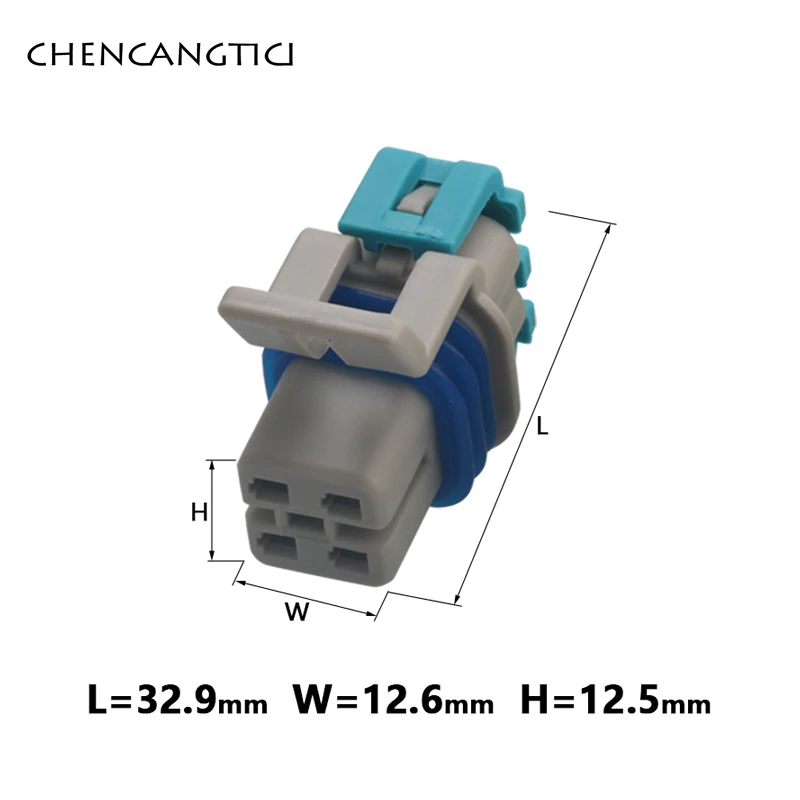 1 Set 4 Pin Delphi GM LS2 O2 Waterproof Socket Auto Electrical Connector Oxygen Sensor Plug 15326423 12176896