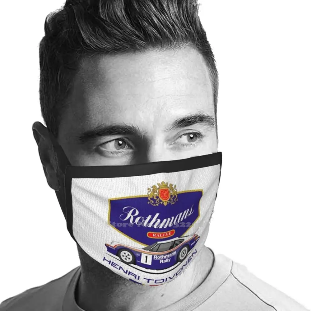 Henri Toivonen Rothmans Cycling Hunting Hiking Camping Breathable Mouth Mask Henri Toivonen Scrs Rothmans Rally Racing Team Wrc