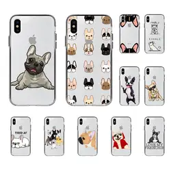 French Bulldog Phone Case for iphone 13 11 12 pro XS MAX 8 7 6 6S Plus X 5S SE 2020 XR case