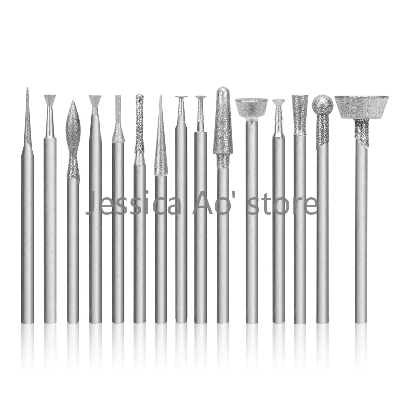 70pcs Set di utensili per intaglio in giada frese elettriche frese per intaglio in pietra lucidatura smeriglio gecco testa della ruota Dremel punte del Router
