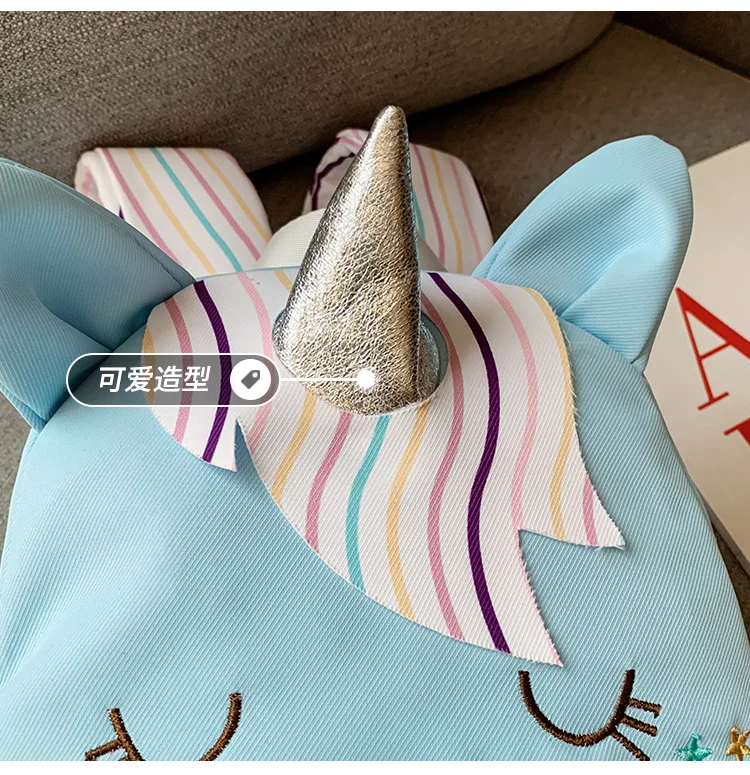 One-horned toddler backpack