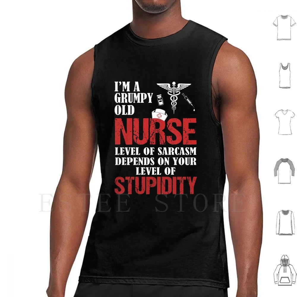 I'm A Nurse My Level Of Sarcasm Depends On Your Shirt Tank Tops Vest Depends Job Medicine Nurse Nursing Nursery Nurse