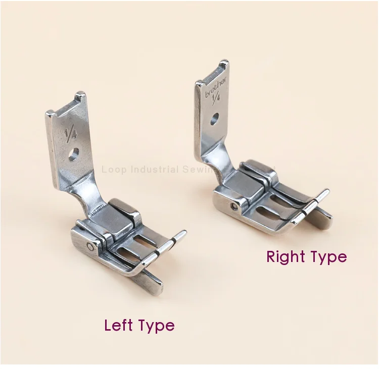 S570 Right and Left Presser Foot With Guide For JUKI 515 Brother 842 845 Twin Needle Sewing Machine Accessories Parts Brassiere