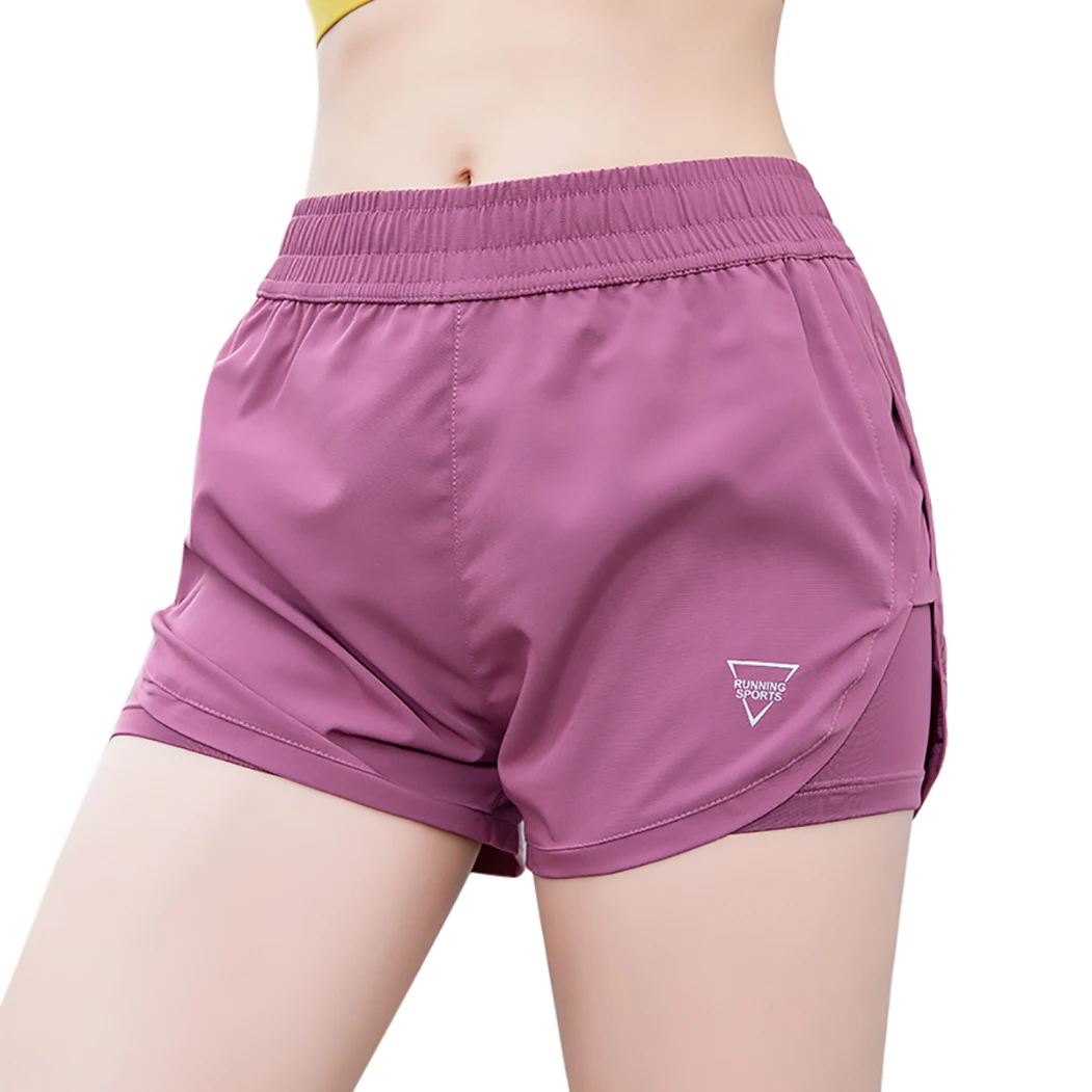 Running Athletic Shorts for Women Yoga Gym Joggers Quick-Dry Workout  Loose   Shorts with Pockets