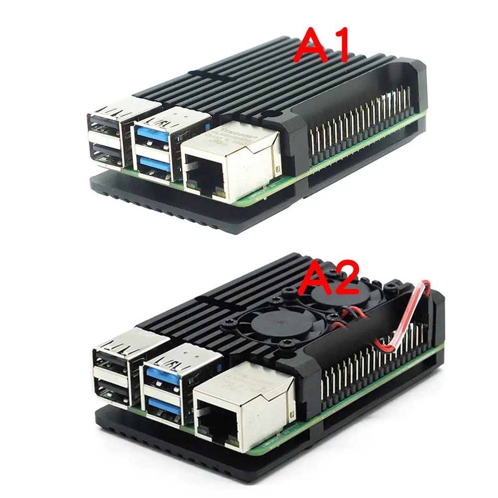 Original Raspberry Pi 4 2GB 4GB 8GB RAM +Aluminum Case 3A Power Supply Adapter +HDMI-compatible Cable for Raspberry Pi 4 Model B