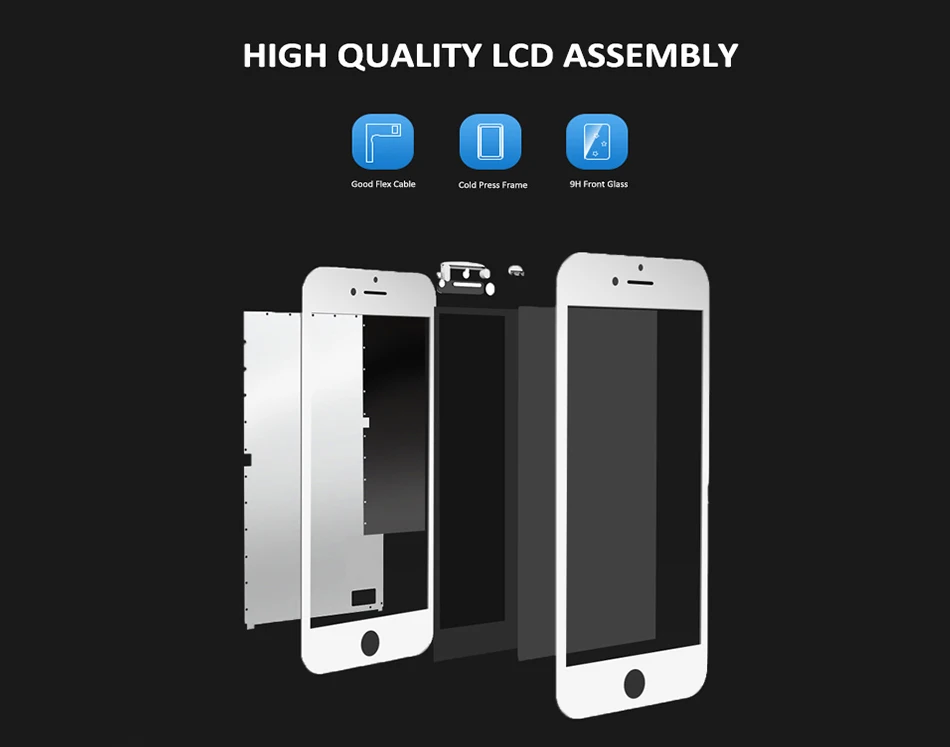 Complete LCD For iPhone 5 5C 5S SE 2016 Screen Full Set Display Assembly Touch Digitizer Replacement+Camera+Home Button+Tools