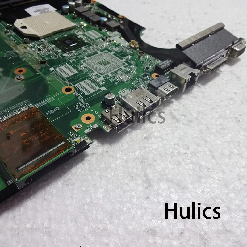 Imagem -03 - Hulics Laptop Motherboard para hp Pavilion Da0qt8mb6g0 482325001 Dv5 Ddr2 Usado