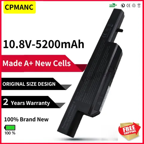 Clevo 배터리, C4500BAT 6 C4500BAT6 B4100M C4500 C4500Q C4501 C4505 W150 C4500BAT-6 6-87-C480S-4P4 C4500BAT 6 KB15030 W150ER