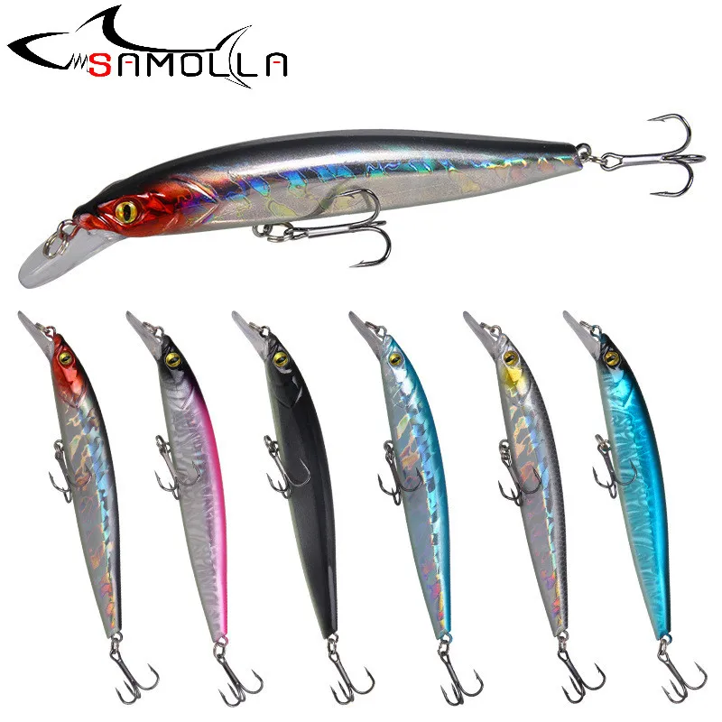 Mino Fishing Lure Pesca Minnow Lures Weights 11.8g Tackle Jerkbait Saltwater Lures Trolling Wobbler Isca Artificial Fake Fish