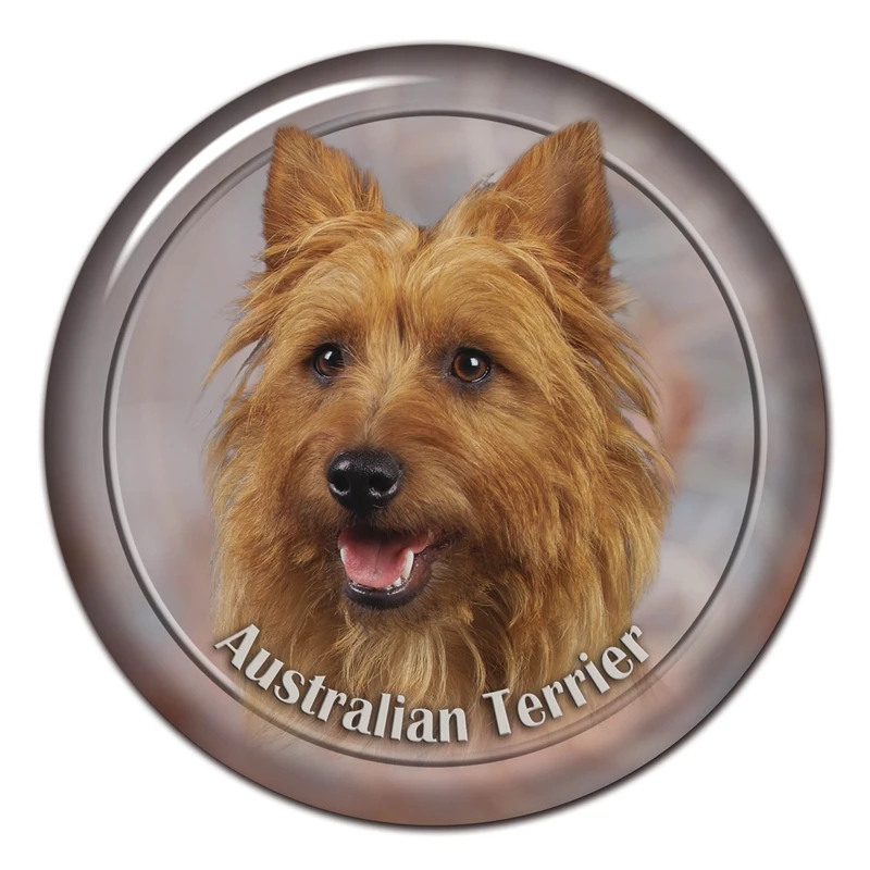 

S30428# 13CM/15CM/17CM PVC Decal Australian Terrier Dog V2 Car Sticker Waterproof for Bumper Rear Window Laptop Toilet