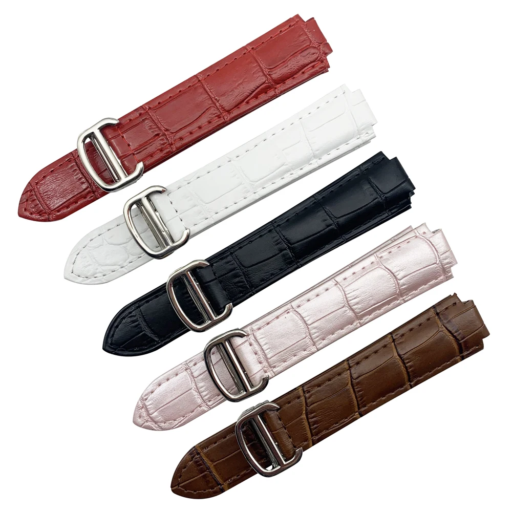 

Genuine Leather Watch band Watch Strap Band Bracelet And Folding Clasp Men Women Watchband 9mm 11mm 12mm