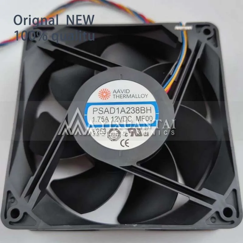 1PCS Well Tested Cooler Fan PSAD1A238BH DC 12V 1.75A 7524 120x120x38MM 4-Line For AAVID V9 B7 S9 Z9 Mining Server Cooling Fan