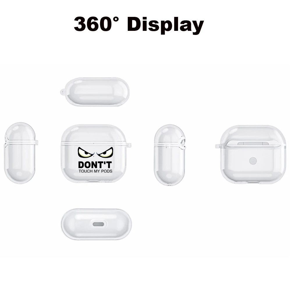 卸売apple airpods 1 2カバースローガンシンプルなテキストいけないタッチmypodsイヤホンためのairpodsプロ3キャパ