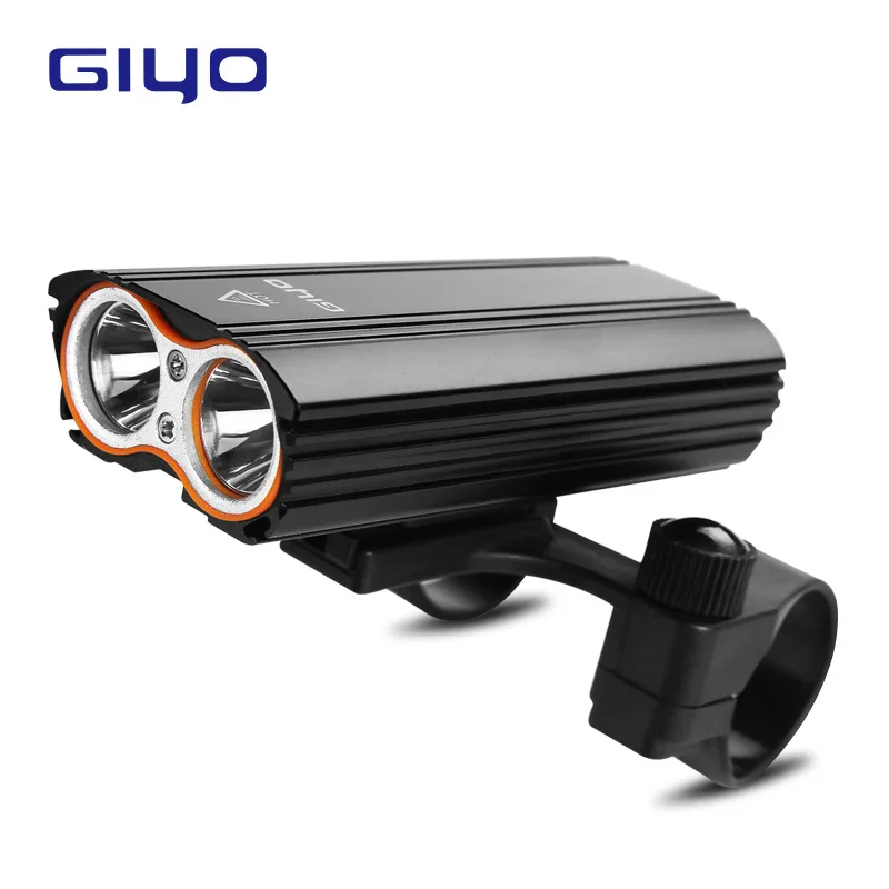 GIYO Bicycle Bike Light Front 2400Lm Headlight 2 Battery T6 Leds Bicycle Light Cycling Lamp Lantern Flashlight For Bicycle Bike