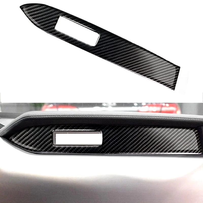 

Real Carbon Fiber Interior Center Console Panel Decal Trim For Mustang 2015-2020 Left & Right Hand Drive