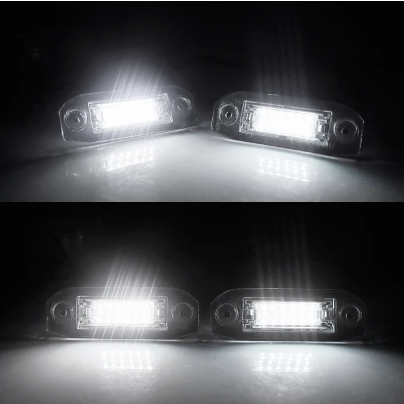 IJDM-Lumières de plaque de planificateur de voiture LED blanches, super lumineuses, Canbus Brave Free SG, Volvo S60, V60, V50, XC60, XC70, XC90,