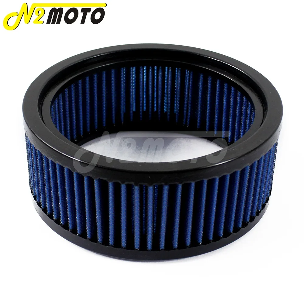 Replacement Motorcycle Blue Air Filter E-3226 Round 4.625\