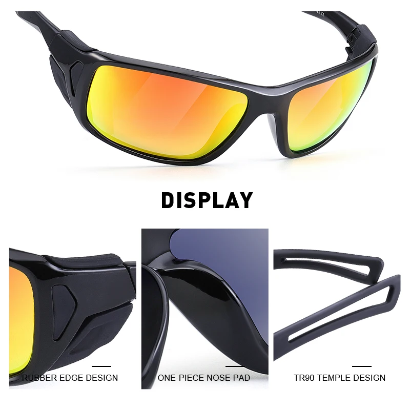 MERRYS DESIGN Men Polarized Outdoor Sports Sunglasses Male Goggles Glasses For Driving Fishing UV400 S9030