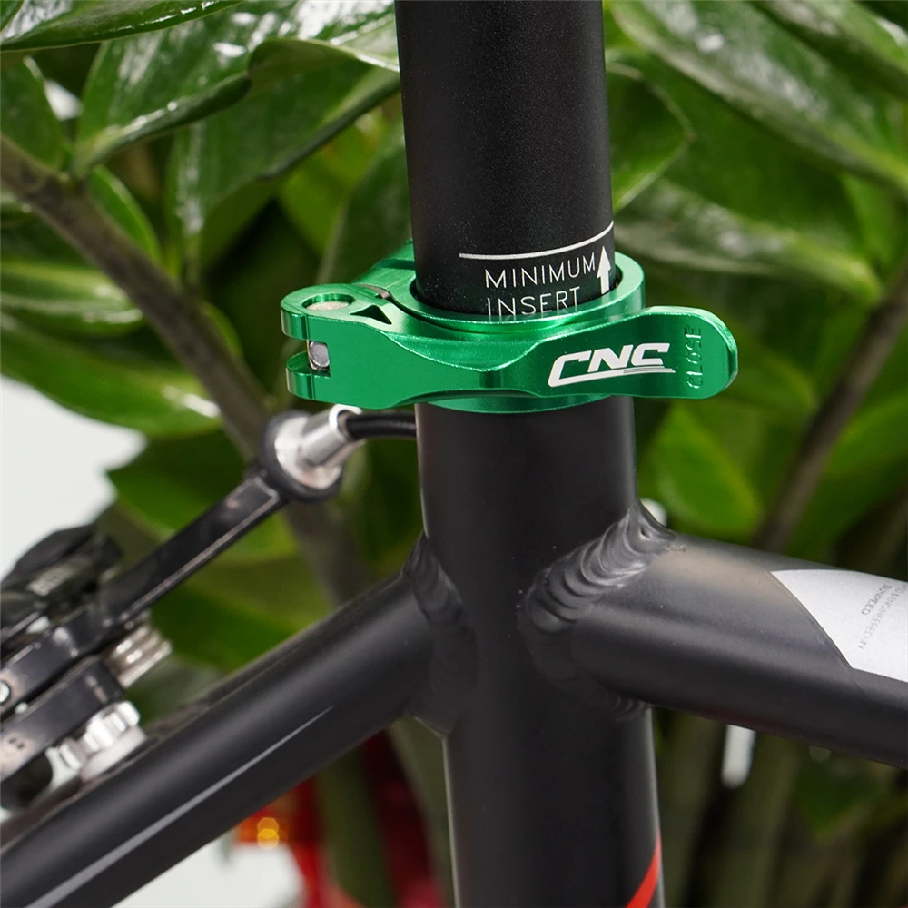 CNC Dudukan Sepeda Tabung Penjepit Rilis Cepat Sepeda Gunung Seatpost Tabung Penjepit 31.8/34.9Mm Ultraringan Seatpost