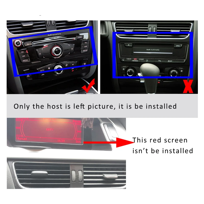 Reversing camera For Audi A4/A5/Q5 B8 2009~2018 Original Screen upgrade Backup Camera Reversing Module HD camera Plug and Play