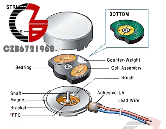 1 pz DC 3V 8*3.4mm 8*2.7MM 10*2.7MM telefono cercapersone moneta vibrazione piatta Micro Mini motore 0827 1027 0834