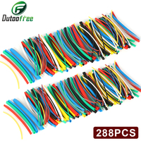 280pcs/lot termoretractil tubo 14m 2:1 colorful Tube Heat Shrink Tubing Car Cable Sleeving Assortment Wrap Wire Kit with Tube