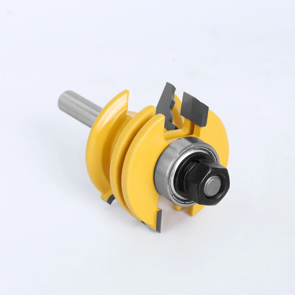 Imagem -05 - Lavie Peça de Roteador Reversível de mm 12 mm Shank Trilho de Porta de Vidro e Estilo Fresa de Madeira para Ferramentas de Corte 2