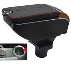 For mini coupe R56 R57 Armrest Box Double doors open 7USB interface Centre Console Storage Box Arm Rest Car accessories armrests