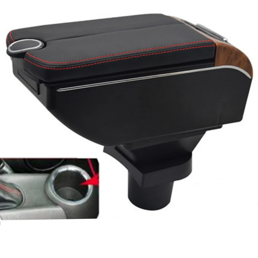 For mini coupe R58 F55 Armrest Box Double doors open 7USB interface Centre Console Storage Box Arm Rest Car accessories armrests