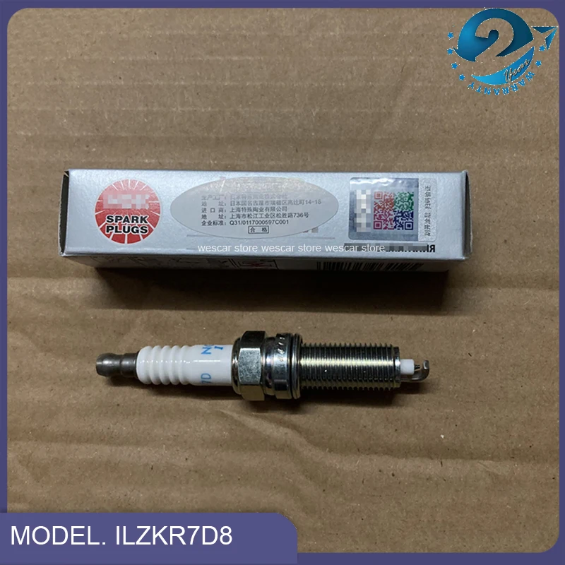 4PCS X Genuine OEM Parts Auto Iridium Spark Plug 09482-00642,ILZKR7D8 For Suzuki New Vitara SX4 S-cross Swift 1.0T, 1.4T Engine