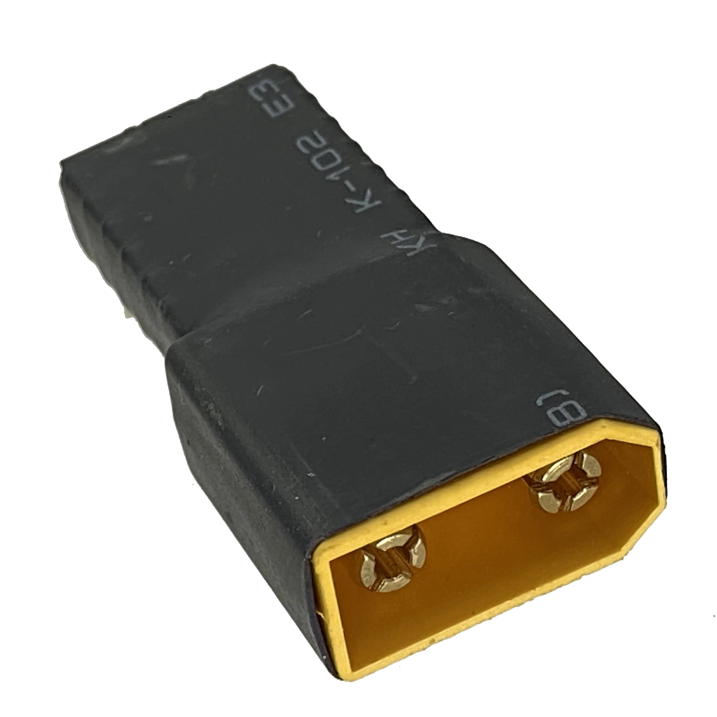 1PCE XT90 Male to Traxxas TRX Female Adapter No-Wire Required for RC Power Supply Connection - Image 2