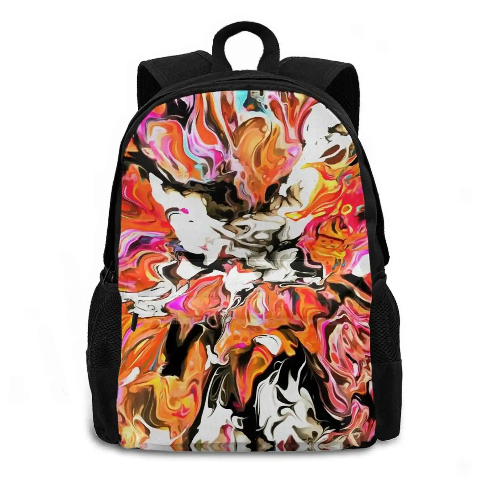 Autumn 7-Spirit Pattern Design Bag Student'S Backpack Autumn 7 Spirit Stocksomart Abstract Australian Flowers Plants Fall