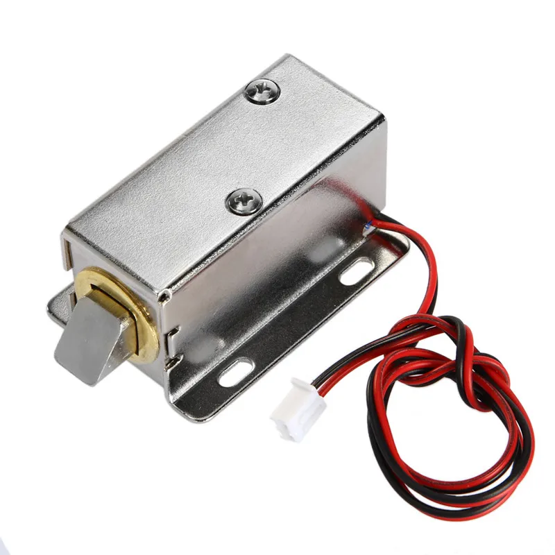 12V/24VE Serratura elettronica Porta di chiusura Serratura elettronica del cassetto Spina elettrica Blocco Gruppo di rilascio Solenoide Armadietto di controllo accessi