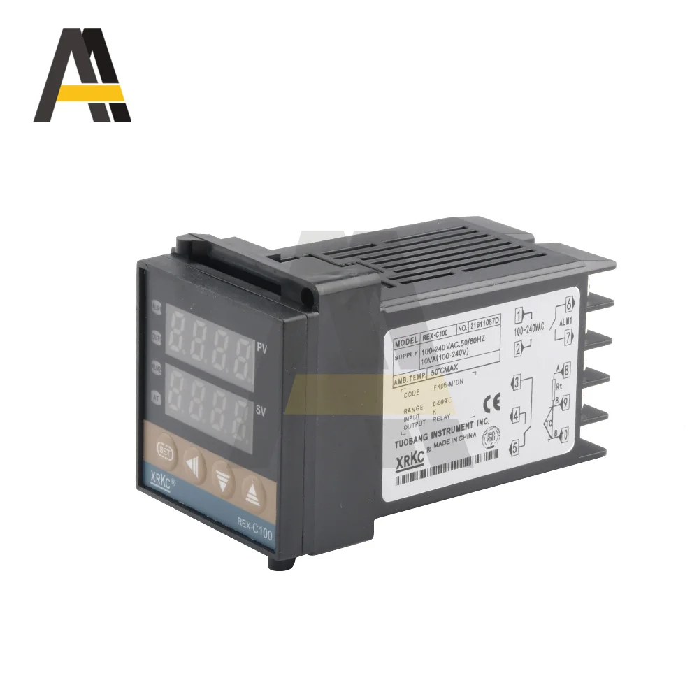 Imagem -03 - Digital Controlador de Temperatura Pid a 999 Graus 110v a 240v Termostato com Relé Saída de Estado Sólido Rex-c100