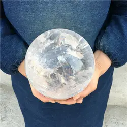AAAA Natural transparent White Quartz Ball Crystal Ball room decoration home decoration gemstone aquarium