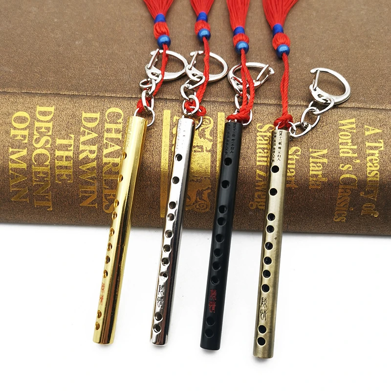 Mo Dao Zu Shi Flute Keychain Cosplay Prop Accessories Jewelry The Untamed Grandmaster of Demonic Cultivation Chen Qing Ling