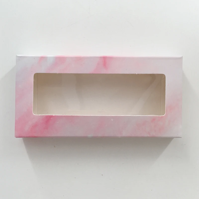 Wholesale Eyelash Packaging Box Transparent Custom Private Logo Fees Extra Shipping Fees