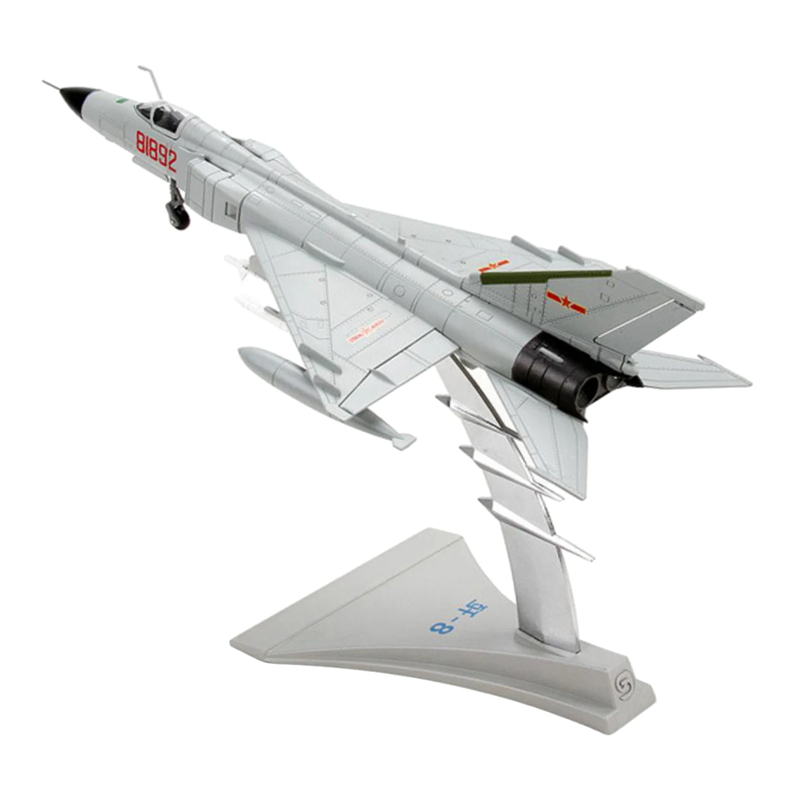 1/72 Scale J-8 Plane Chinese Fighter Metal Fighter Military Model Diecast Plane Model for Collection Gift