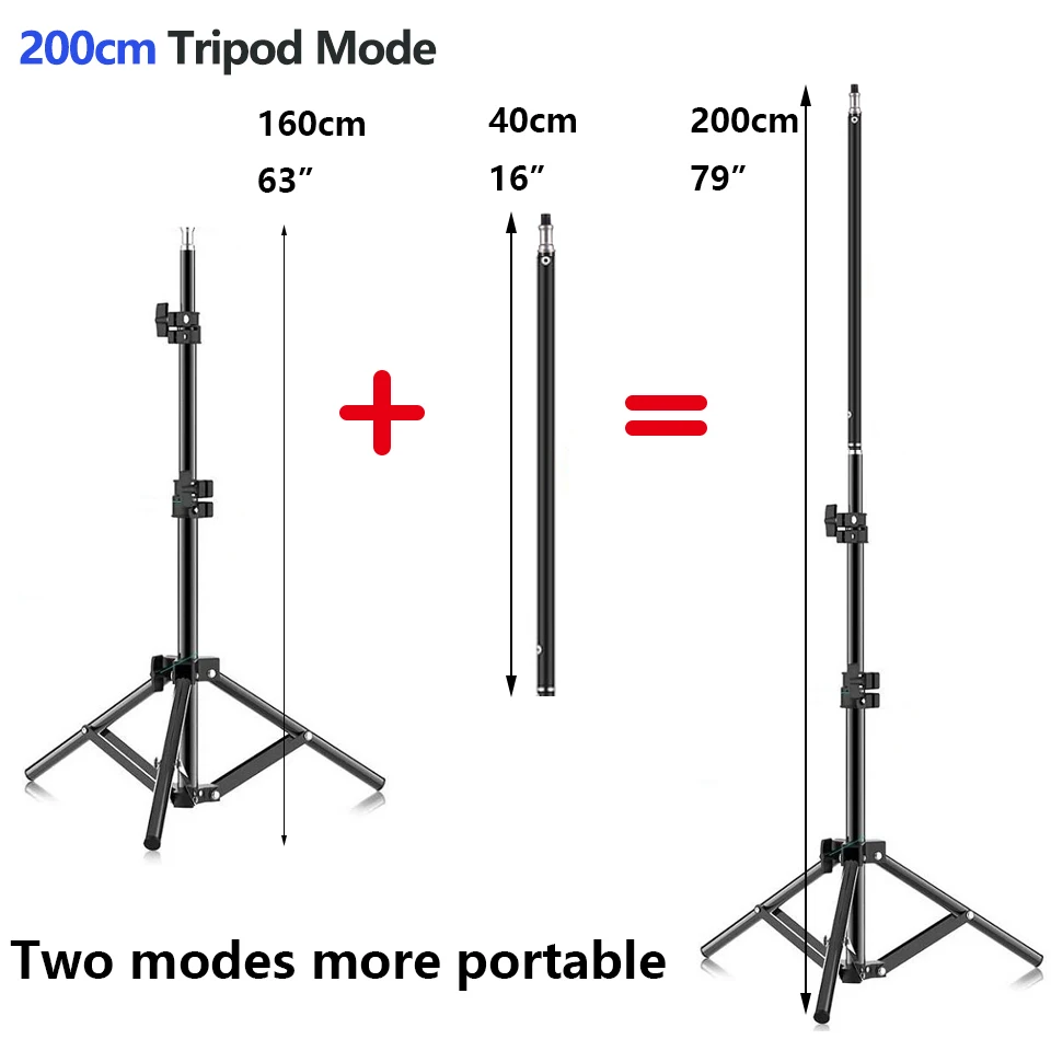 Dimmable LED Video Light Panel EU Plug 2700k-5700k Photography Lighting With Stand For Live Stream Photo Studio Fill Lamp Light