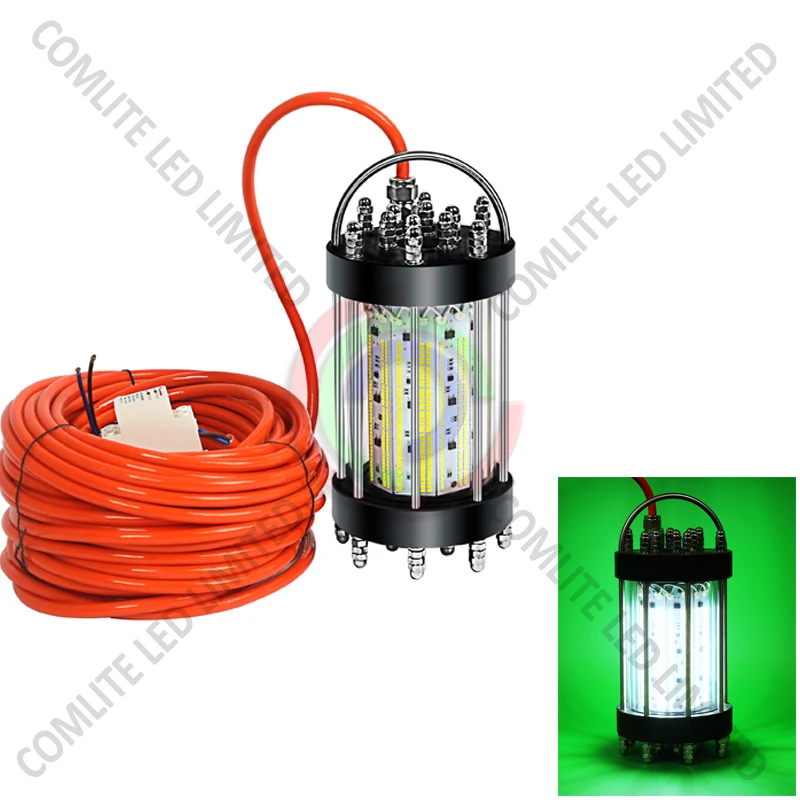 

DC12V 600W 5M cable Deep underwater fishing light for Ocean fishing