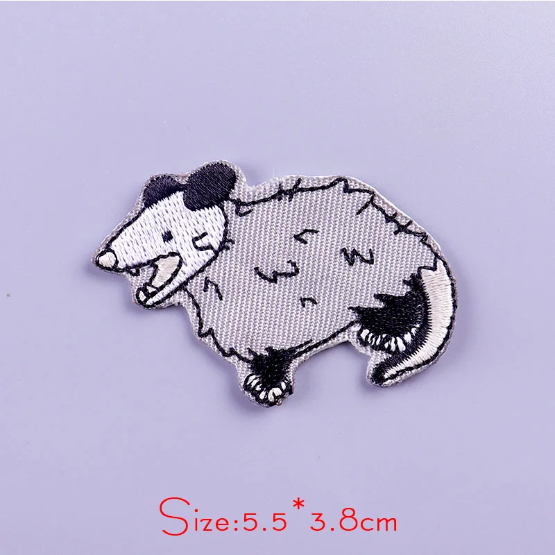 Parche bordado termoadhesivo ratón – Infantil animal para camiseta - imagen 3