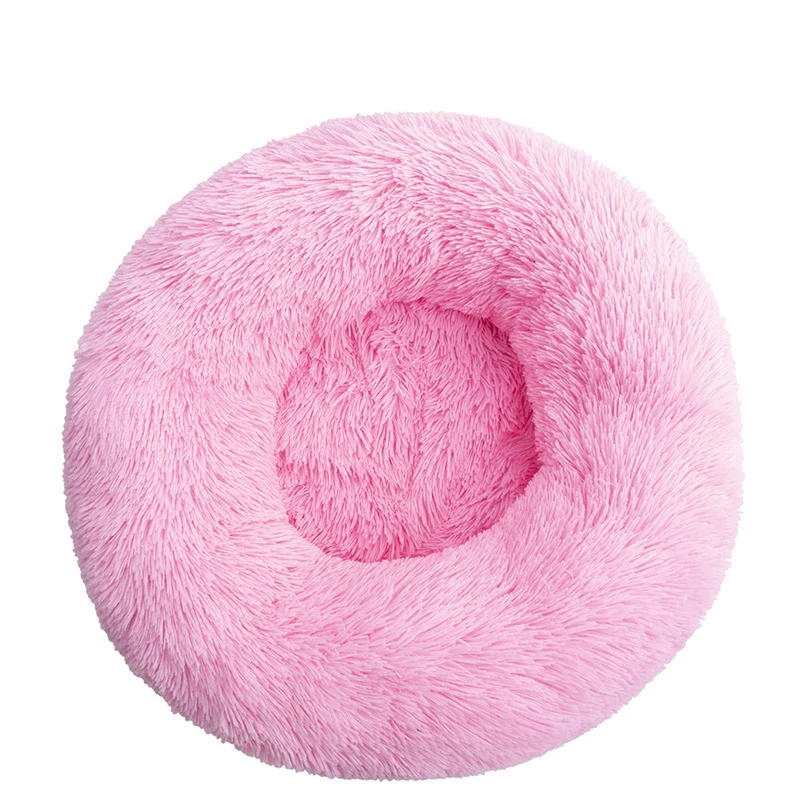 Pet Dog Bed Comfortable Donut Cuddler Round Dog Kennel Ultra Soft Washable Dog & Cat Cushion Bed Winter Warm Sofa hot sell