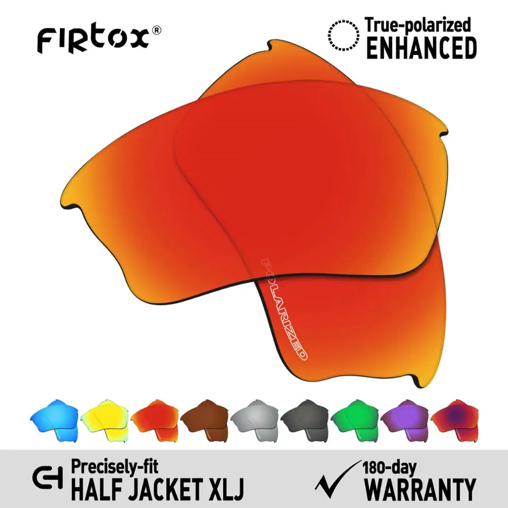 

Firtox Anti-Seawater Polarized Lenses Replacement for-Oakley Half Jacket XLJ Sunglasses (Lens Only) - Multiple Colors