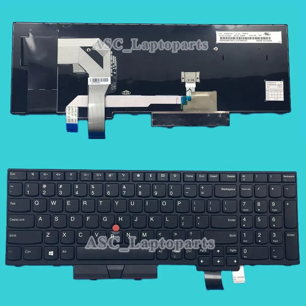 

New US Keyboard for Lenovo Thinkpad T570 ( 20JW 20JX 20HA 20H9 ) T580 ( 20L7 20L8 20L9 20LA ) P51s ( 20JY 20K0 20hb 20hc) P52s