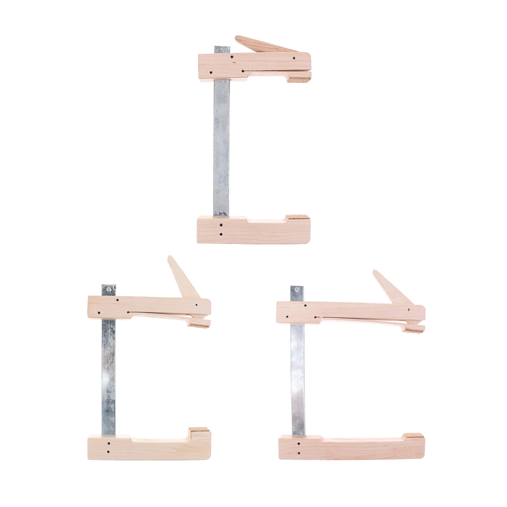 Maple Violin Cello Edge Clamp for Violin Viola Guitar Cello Double Bass Repair Tool Musical Stringed Instrument Parts Violin Cel