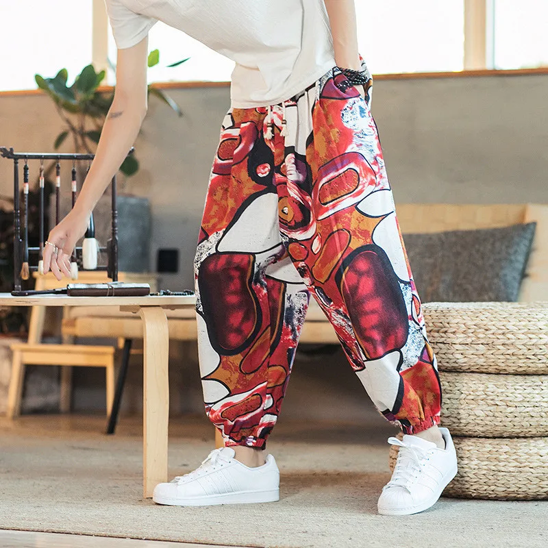 Men Joggers Pants 2022 Streetwear Harem Pants Male Chinese Fashions Track Pants Sweatpants Men High Quality Clothing