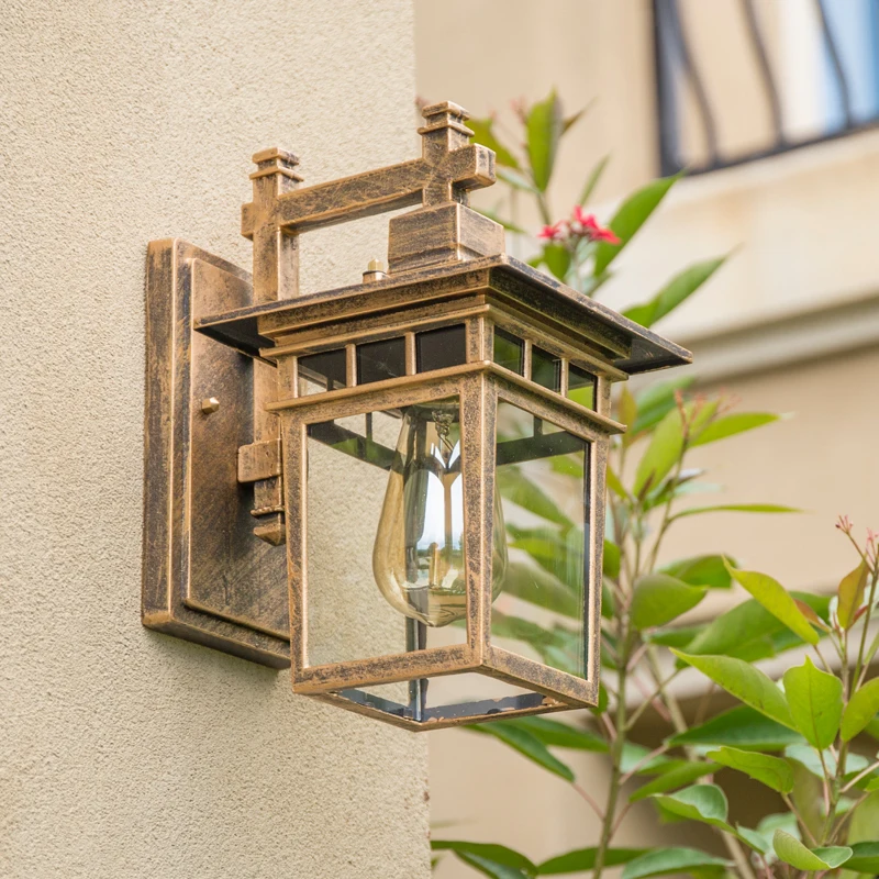 Exterior Wall Lamp Outdoor Lamp Waterproof Garden Lamp Balcony Wall Lamp Stairway Aisle Entrance Door Outdoor Wall Lamp