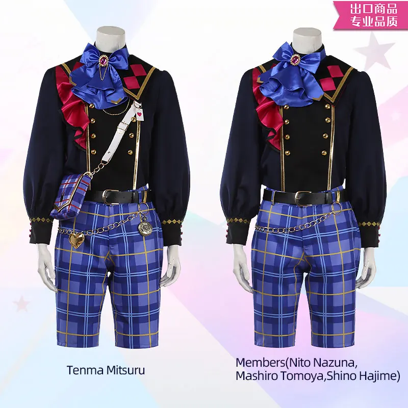 Anime Ensemble Stars Black rabbit Nazuna Tomoya  Hajime All members suit Tenma Mitsuru cosplay customize costume H